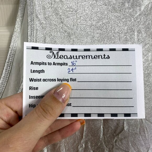 Rock‎ and Republic Rockstar Silver Tank Top Metallic Stretchy Shirt Size XS - Picture 10 of 10